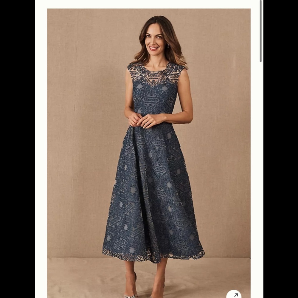 NWT BHLDN Sara Emanuel Presley Dress Black size 6